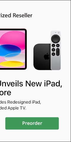 Apple iPads/ TV Banner - Preorder
