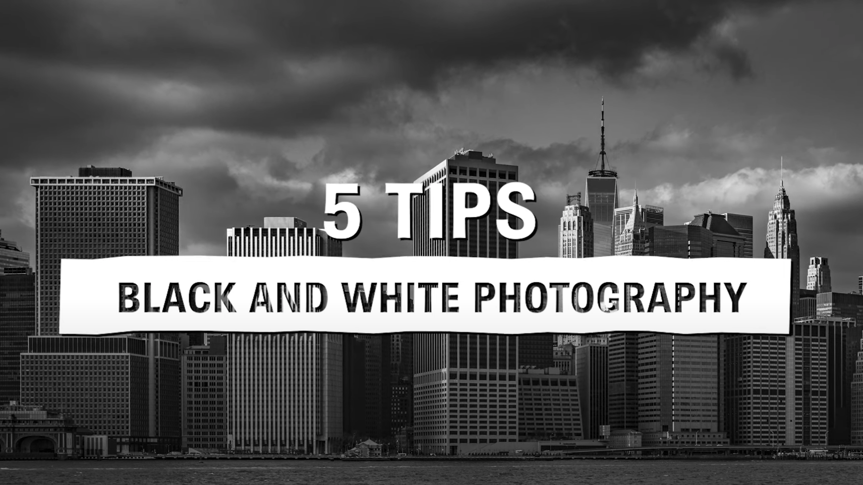 Five Quick Tips for Black and White Street Photography