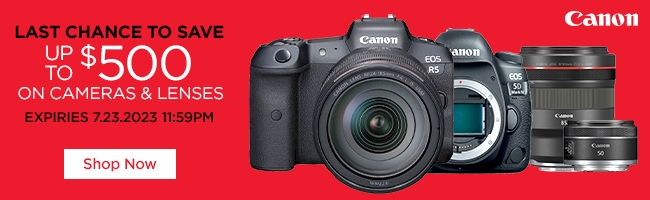 Canon banner