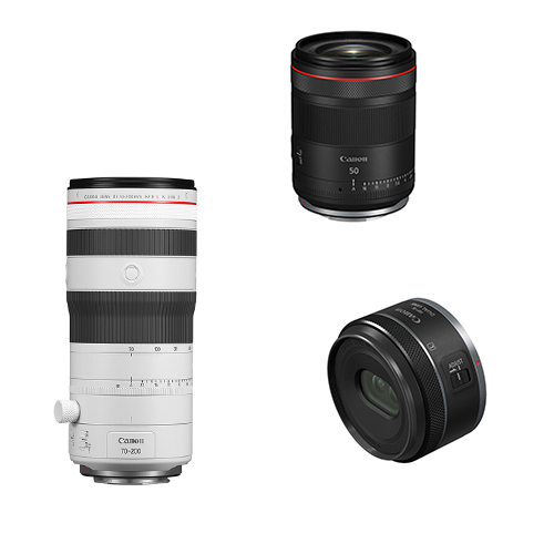 New Releases: RF 70-200mm f/2.8, RF 50mm f/1.4, RF 24mm f/1.4 RF-S 7.8mm f/4 STM Dual Lenses