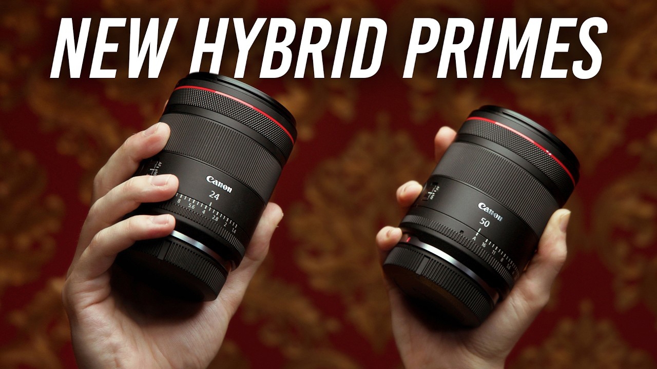 NEW Canon f/1.4 Hybrid Primes: RF 24mm & 50mm