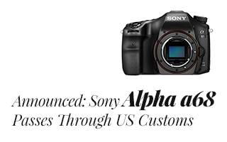 Announced: Sony Alpha a68 Coming to the United States
