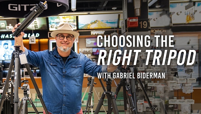 Choosing the Right Tripod: 5 Tips with Gabriel Biderman