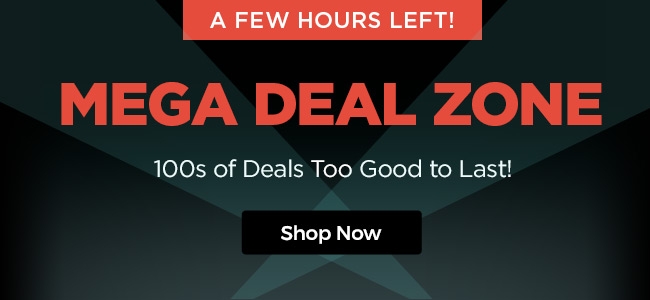 Mega Deal Zone Few Hours Left Header