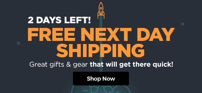 Free Next Day Shipping - 2 Days Left Banner