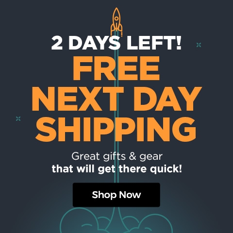 Free Next Day Shipping - 2 Days Left Banner