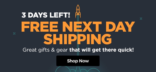 Free Next Day Shipping - 3 Days Left Banner