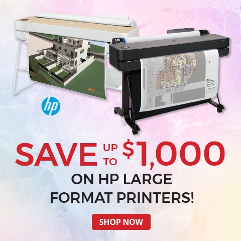 HP Large Format Printers Banner