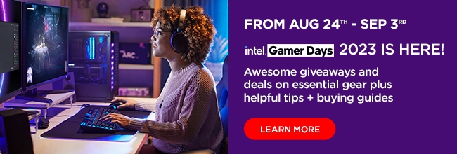 Intel Gamer Days banner 8-24