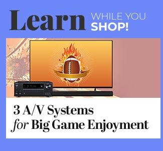 3 A/V Systems for Big Game Enjoyment