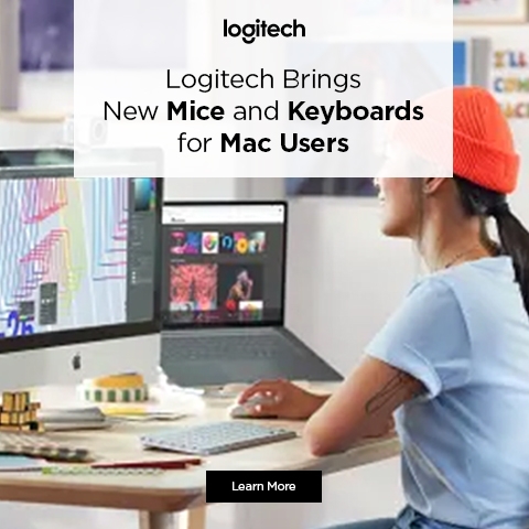 Logitech Mic and Keyboards for Mac Banner