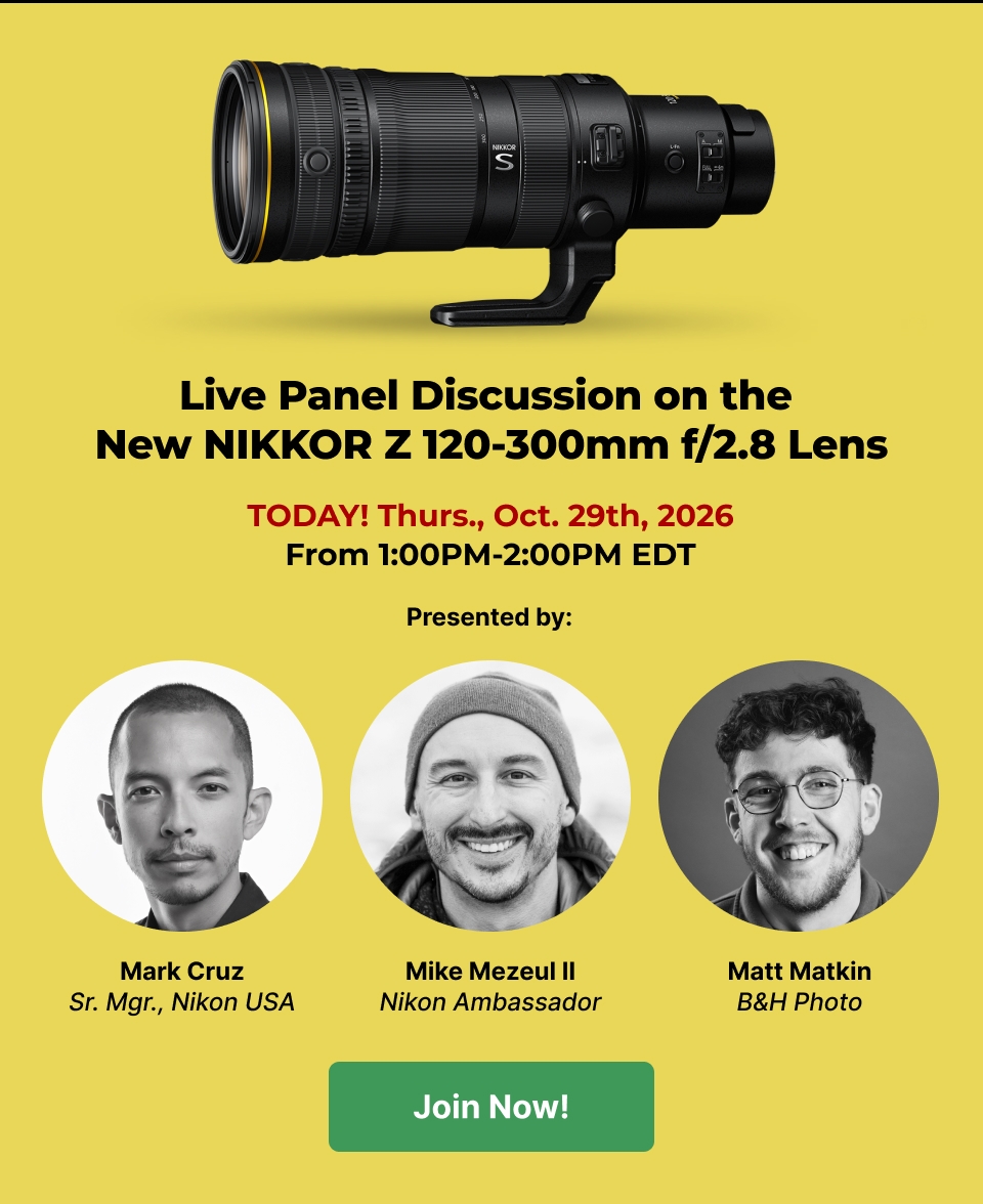 Nikon Livestream 10-29 not live link
