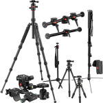 Tripods, Monopods, Heads & More