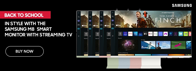 Samsung Monitors Banner