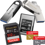 Memory Cards & Flash Drives