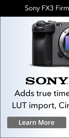 Sony FX3 firmware 2.0 Learn More