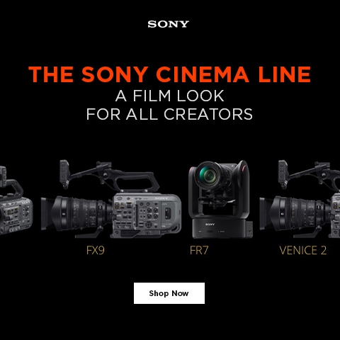 Sony Cinema Line Banner