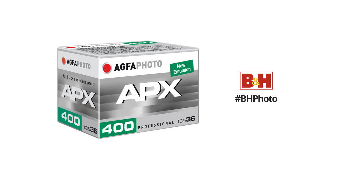 AgfaPhoto Agfa pellicola APX professional 400 iso bianco nero 36 pose 
