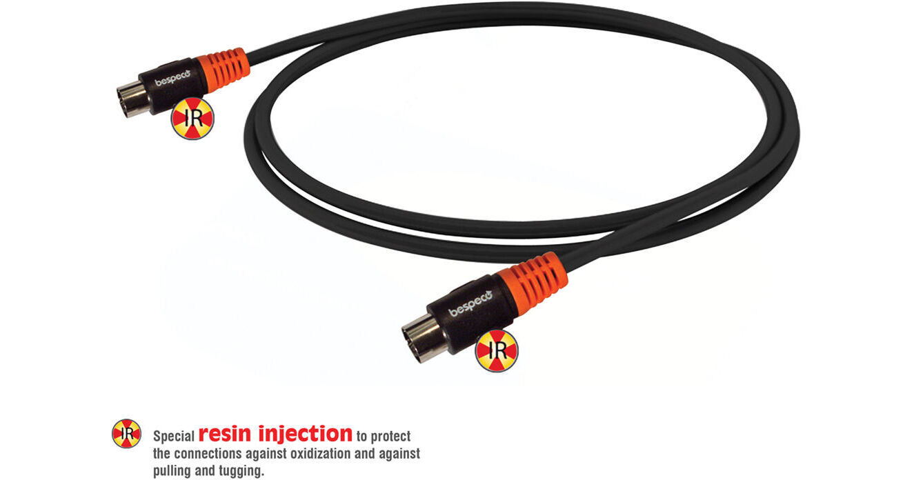 Bespeco DIN 5 Pin to DIN 5 Pin MIDI Cable SLMM300 B&H Photo Video