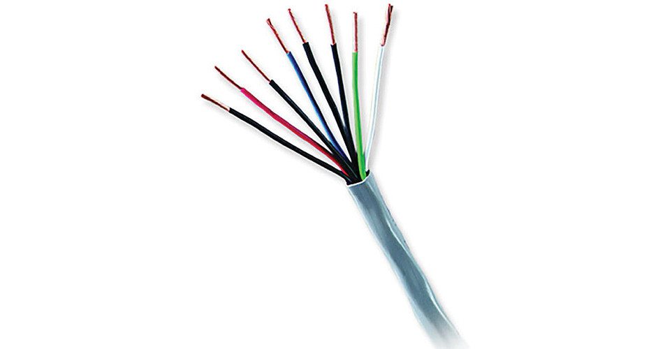 Honeywell Genesis Series 22 AWG Unshielded Untwisted Multi-Conductor Cable  with 4 Unpaired Conductors (Clear, 1000' Pull Box)