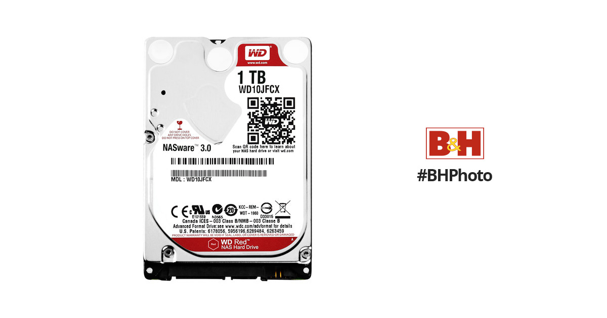 WD Red 2.5 1TB HDD Review (WD10JFCX) 