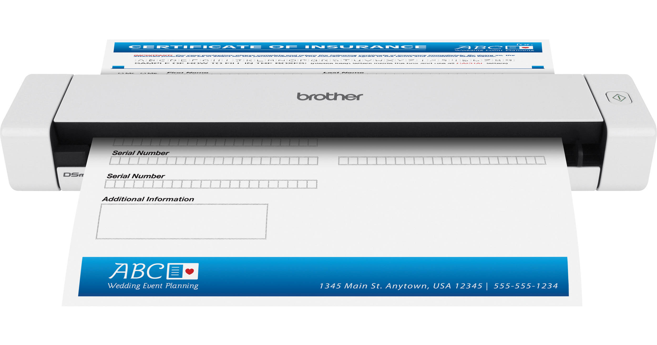 Brother DS620 Mobile Document Scanner DS620 B&H Photo Video