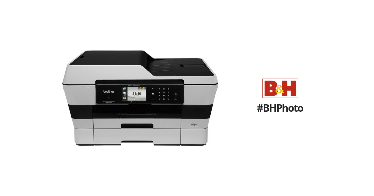 schwarz/weiß Brother MFC-J6920DW 4-in-1 Farbtintenstrahl-Multifunktionsgerät Drucker, Scanner, Kopierer, fax, 600 x 1200 dpi, USB 2.0, Duplex 