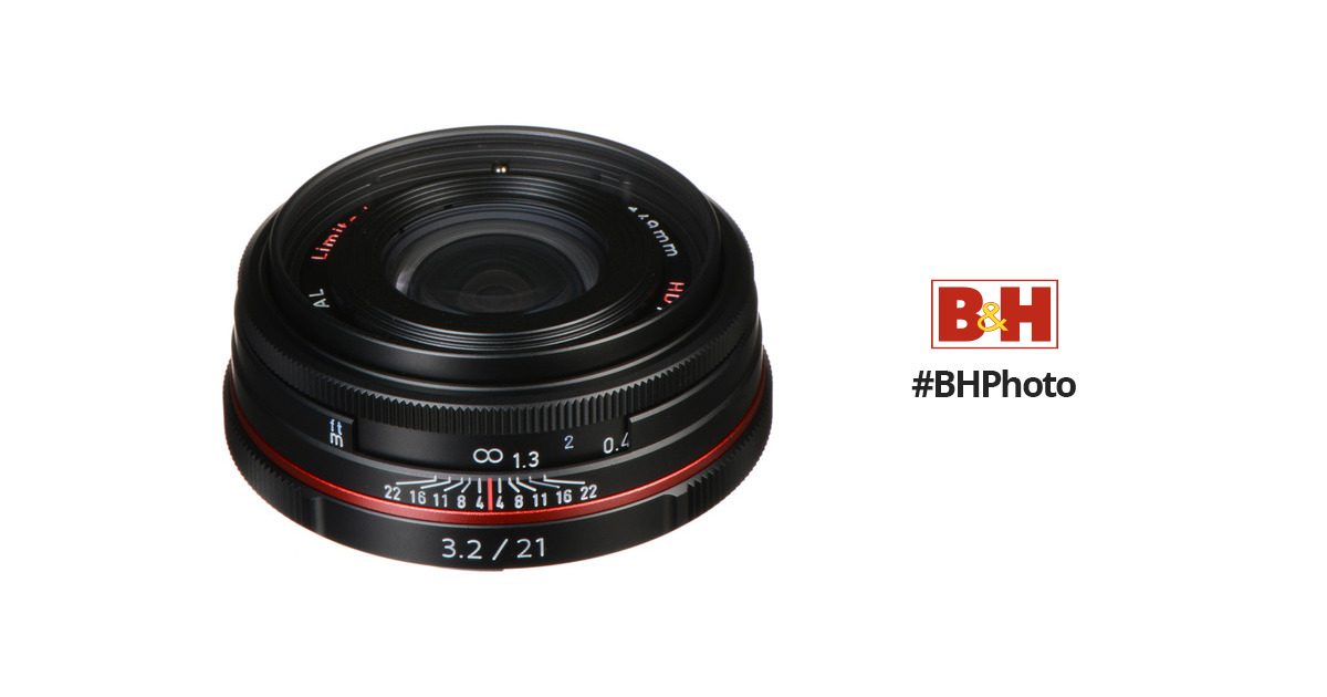 Pentax HD Pentax DA 21mm f/3.2 AL Limited Lens (Black) 21410 B&H