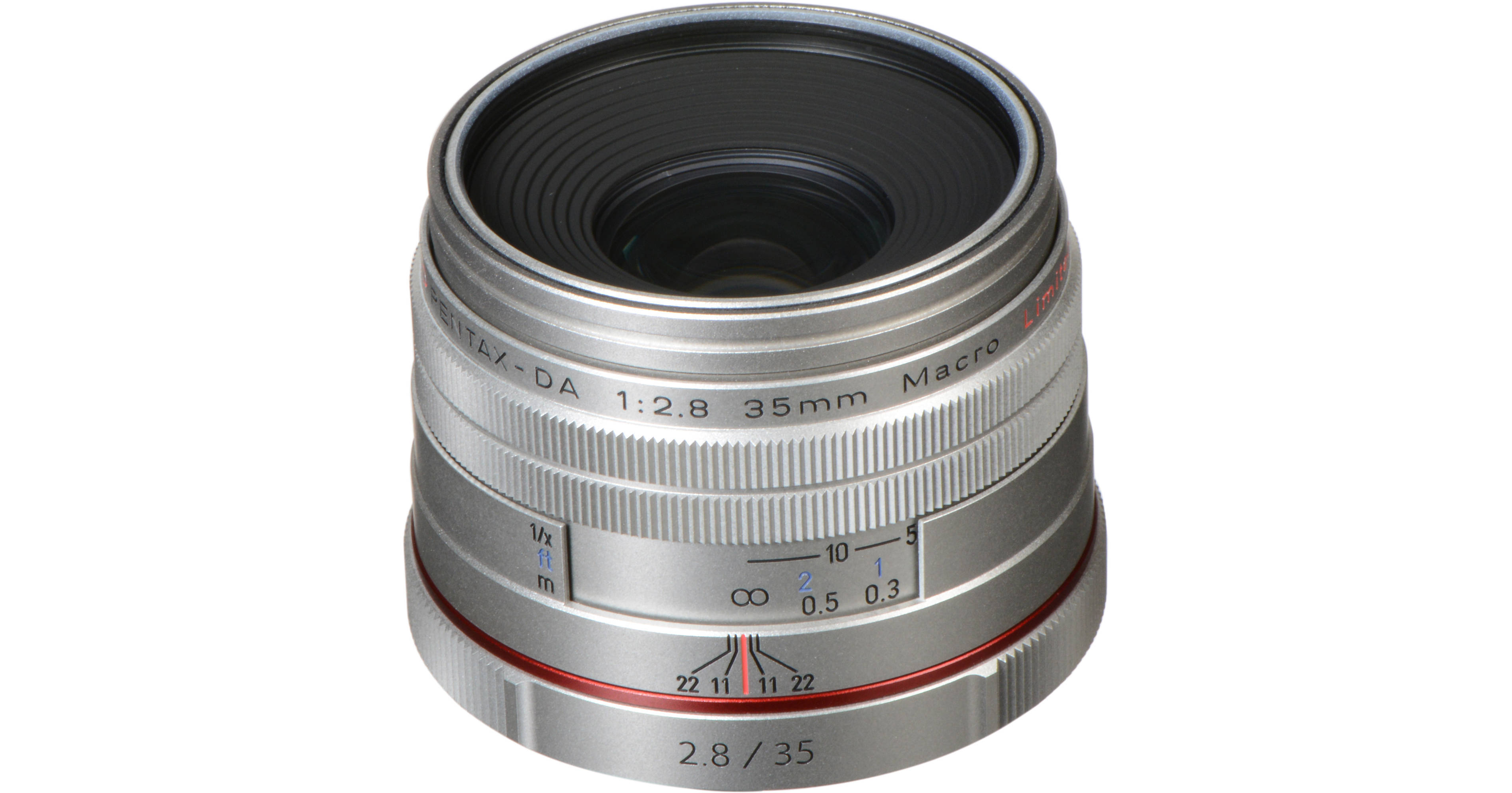 Pentax HD Pentax DA 35mm f/2.8 Macro Limited Lens (Silver)