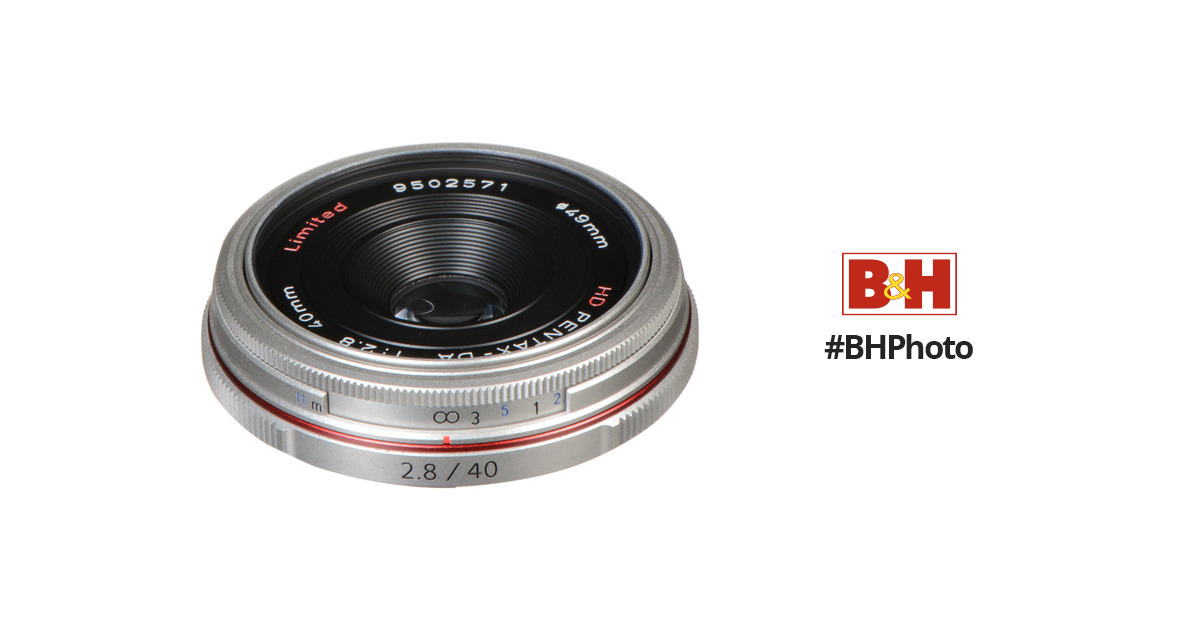 カメラ レンズ(単焦点) Pentax HD Pentax DA 40mm f/2.8 Limited Lens (Silver)