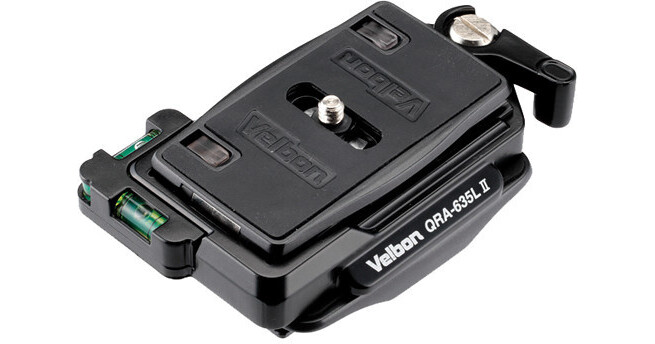 Velbon QRA-635L II Quick Release Adapter and Plate QRA-635L II