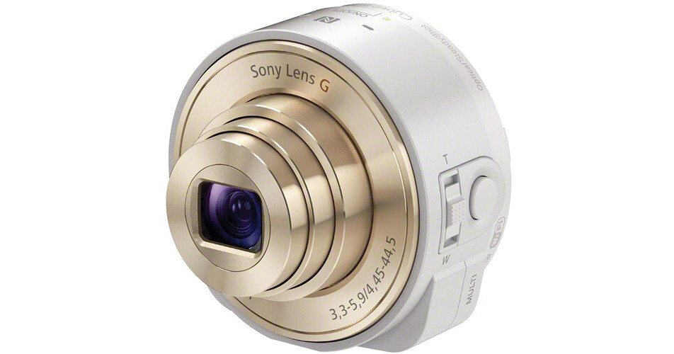 Sony DSC-QX10 Lens Style Digital Camera (White) B&H Photo