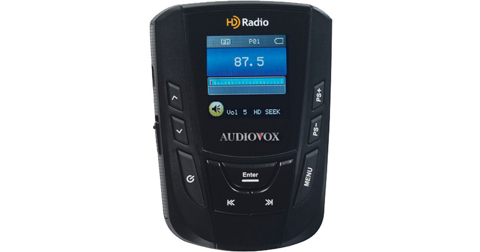 Audiovox iHDP01A Portable HD Radio Receiver IHDP01ABK B&H Photo