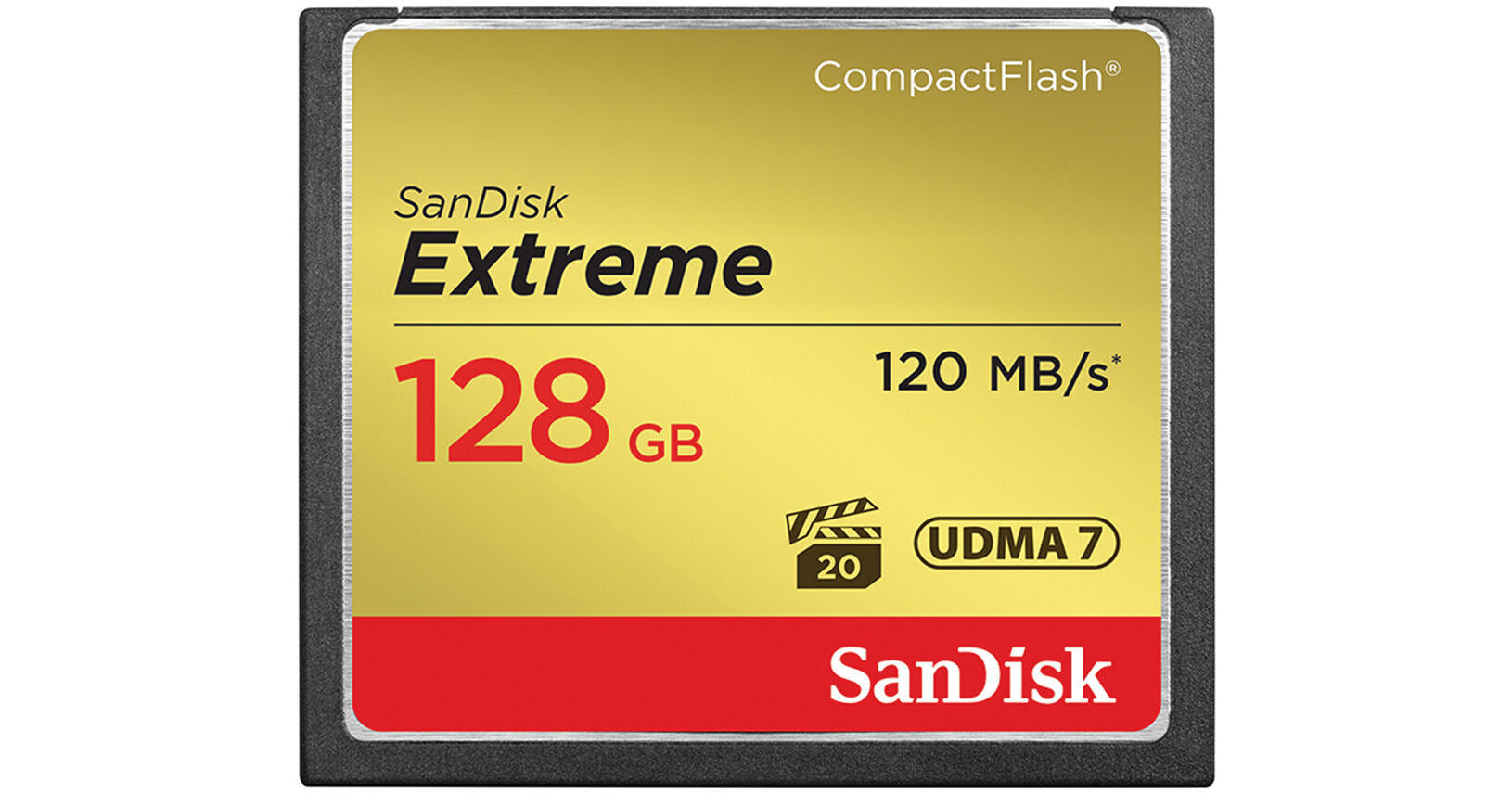 SanDisk 128GB Extreme Pro CompactFlash Card 160MB/s UDMA7