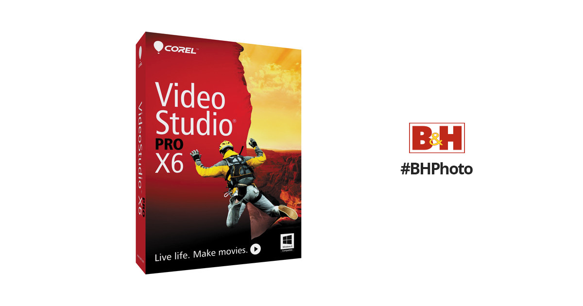 Corel Videostudio Pro X6 Video Editor Videostudioprox6 B H Photo