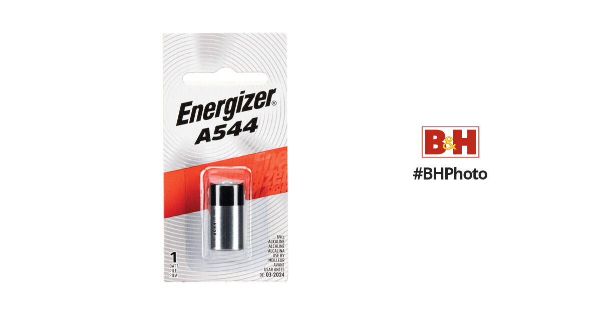 Energizer A544 6V Alkaline Battery 544A B&H Photo Video