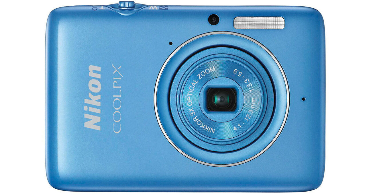 Nikon COOLPIX S02 Digital Camera (Blue) 26434 B&H Photo Video