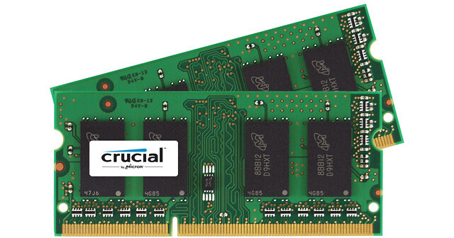 Crucial 8GB DDR3L 1600 MHz SODIMM Memory CT2KIT51264BF160BJ B&H