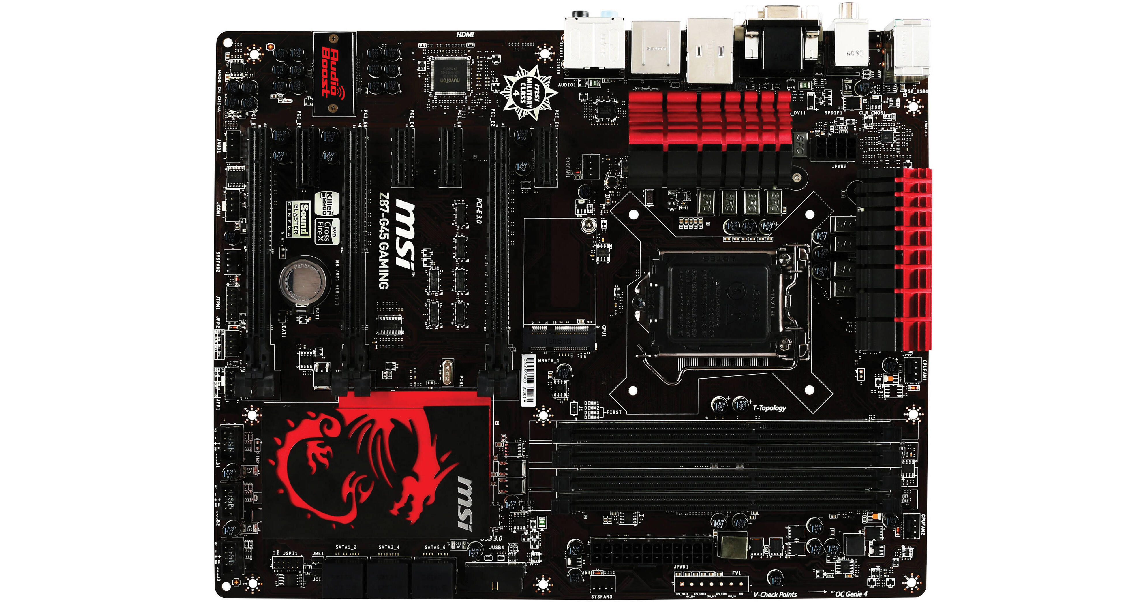 MSI Z87-G45 GAMING Motherboard Z87-G45GAMING B&H Photo Video