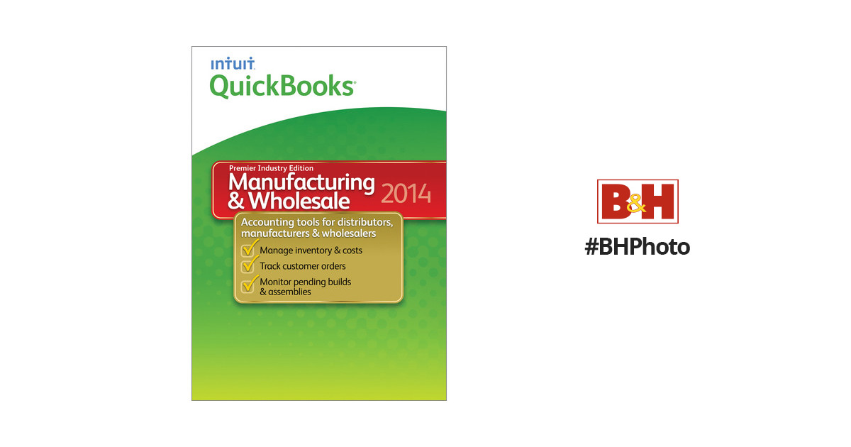 Intuit QuickBooks Premier Manufacturing & Wholesale 0421414 B&H