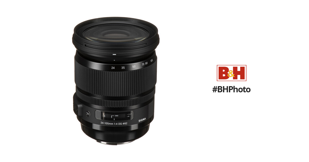 Sigma 24-105mm f/4 DG OS HSM Art Lens (Canon EF) 635-101 B&H
