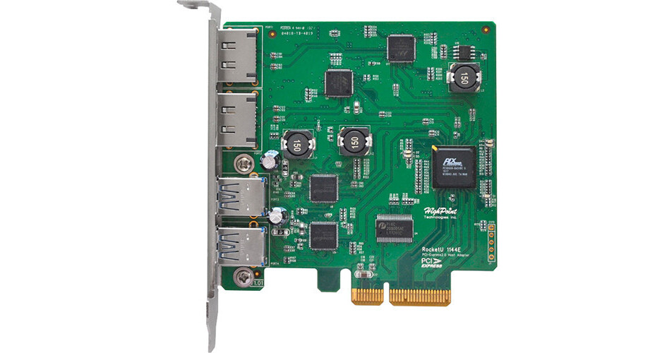 爆売り Highpoint Rocketu 1144e レイドカード Pci Express 2 0 X4 2x External Usb 3 0 Typea 還元祭 Sylvaniatownshippolice Com