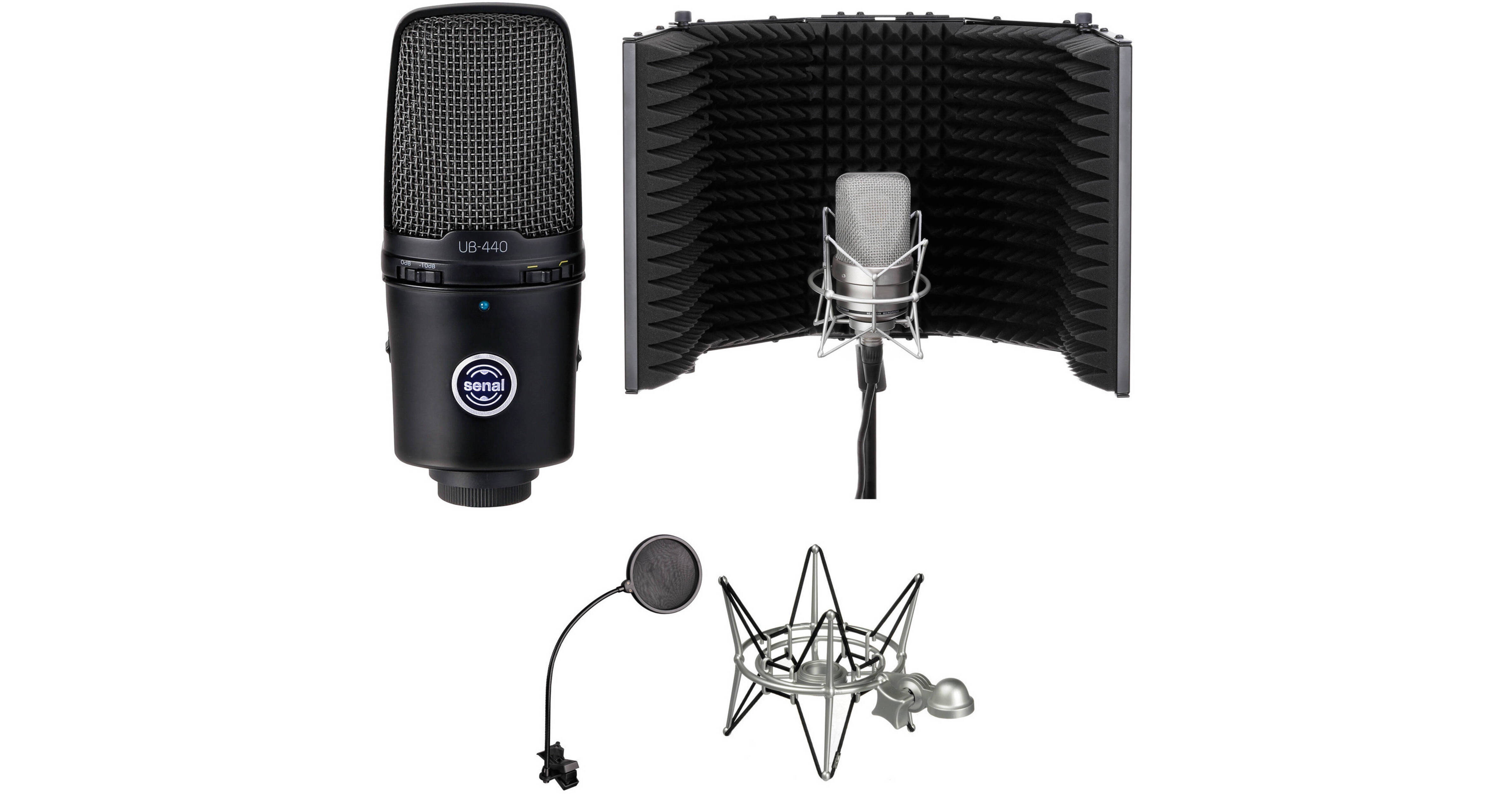 Senal UB440 USB Mic Desktop Recording Kit UB440K2 B&H Photo