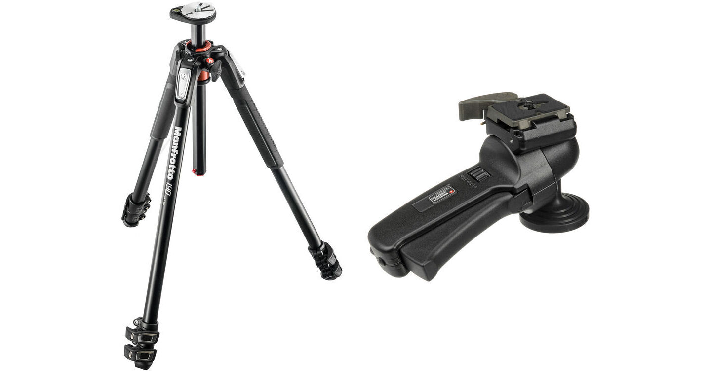 thumbnail image 2 of Manfrotto 322RC2 Grip Ball Head With Quick Release Plates - Professional Camera Tripod Head 2 of 13