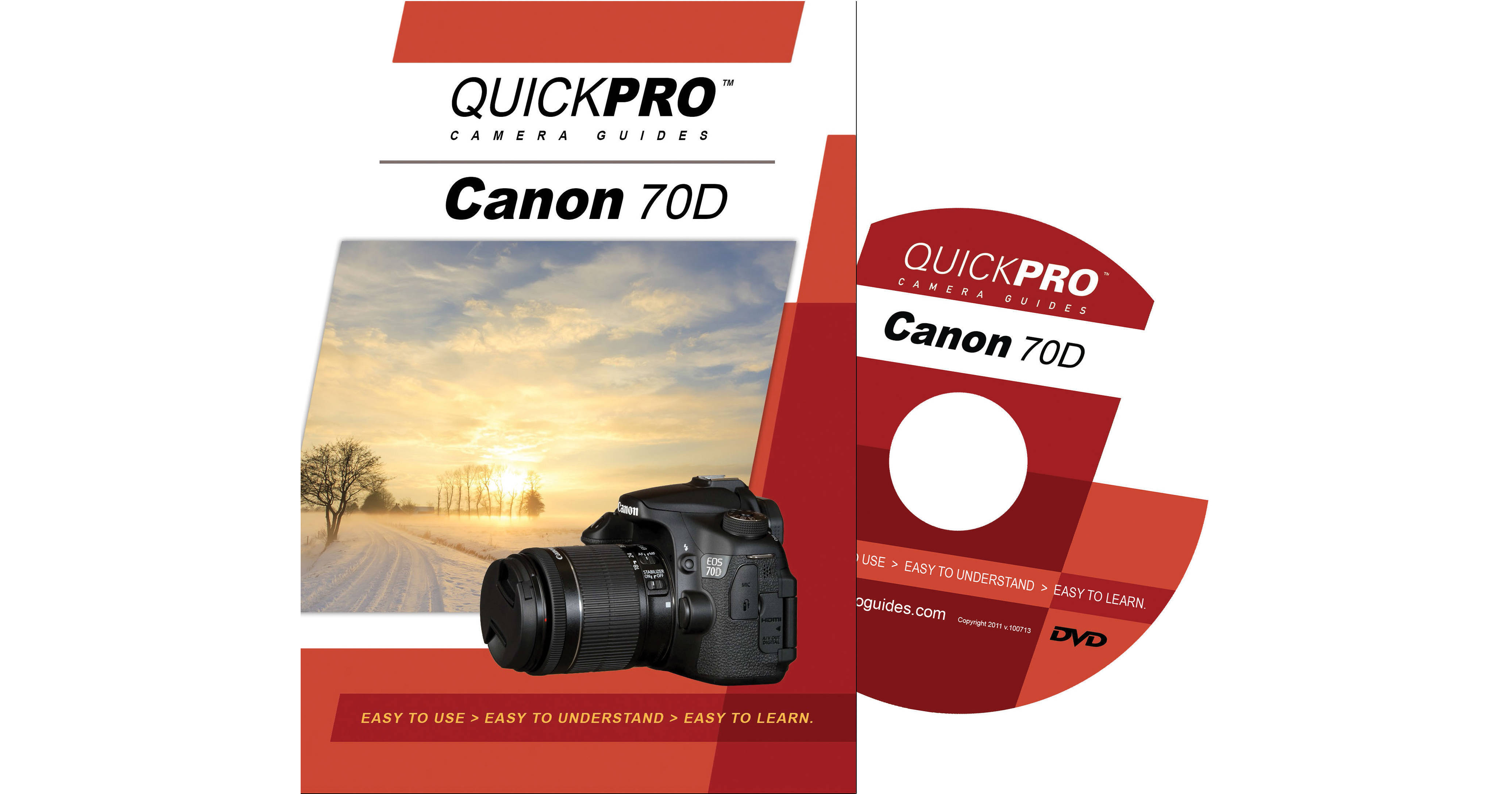QuickPro DVD Canon 70D Instructional Camera Guide 1819 B&H