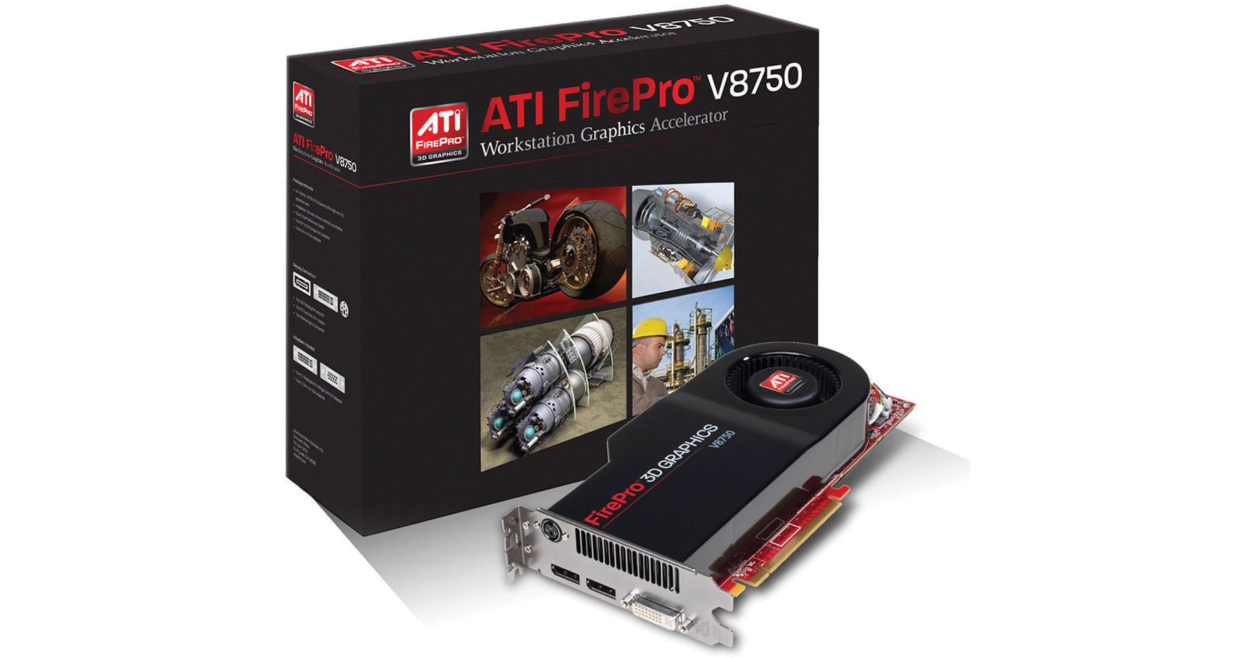 AMD ATI FirePro V8750 Graphics Card 100-505556 B&H Photo Video