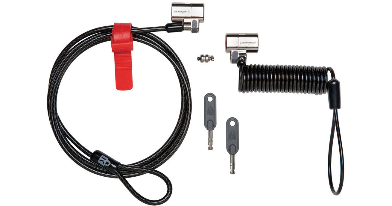 Kensington ClickSafe Anywhere Keyed Lock 2 Pack Master K64662M