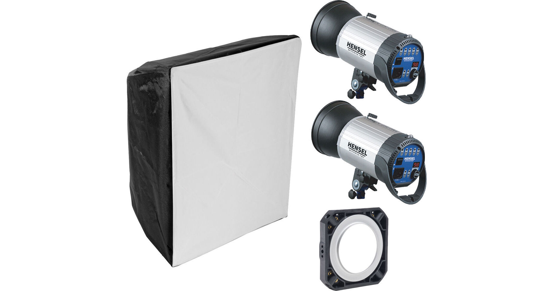 Hensel Integra 500 2-Light Kit With Chimera Softbox 7048815ENC