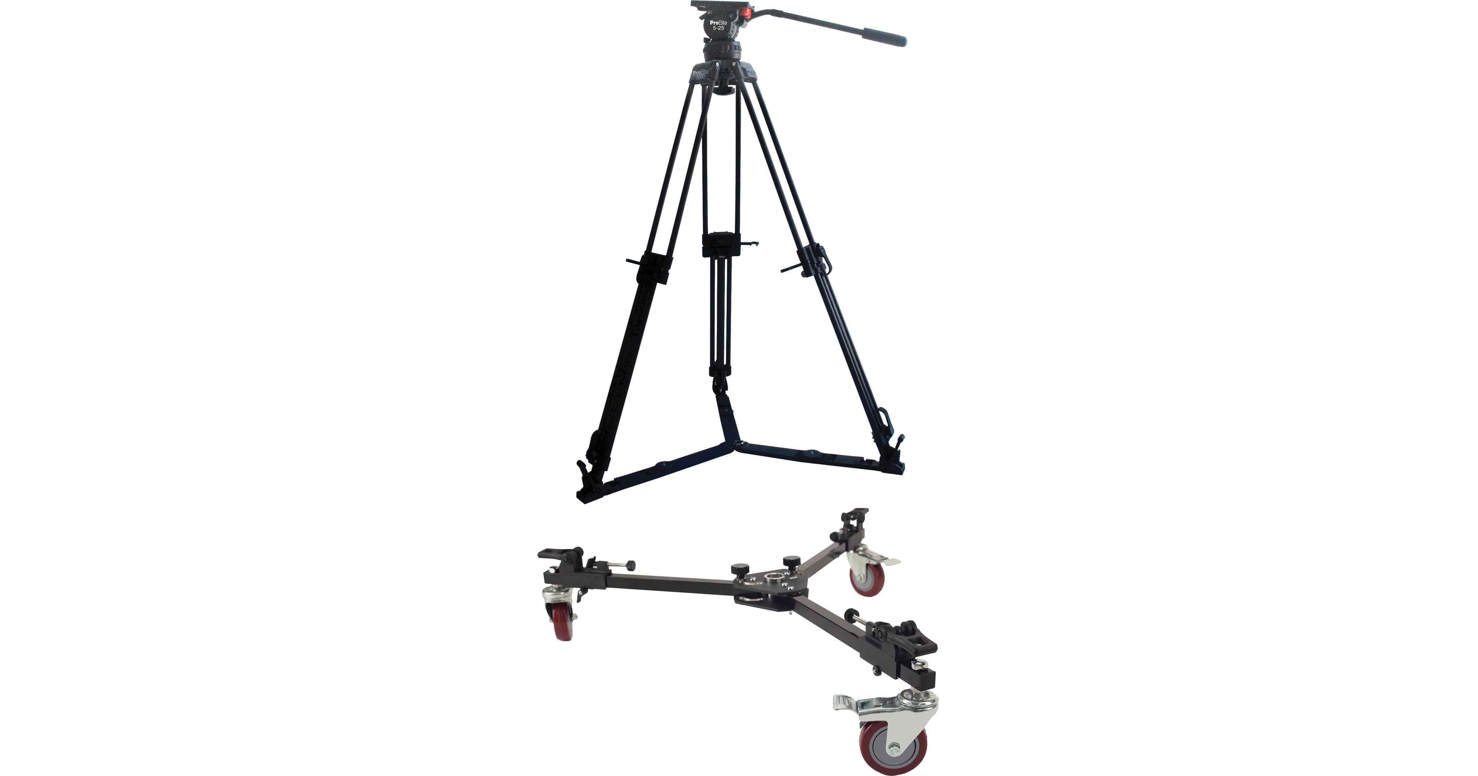 Davis & Sanford ProElite 100mm Tripod Kit with 525 Fluid Head