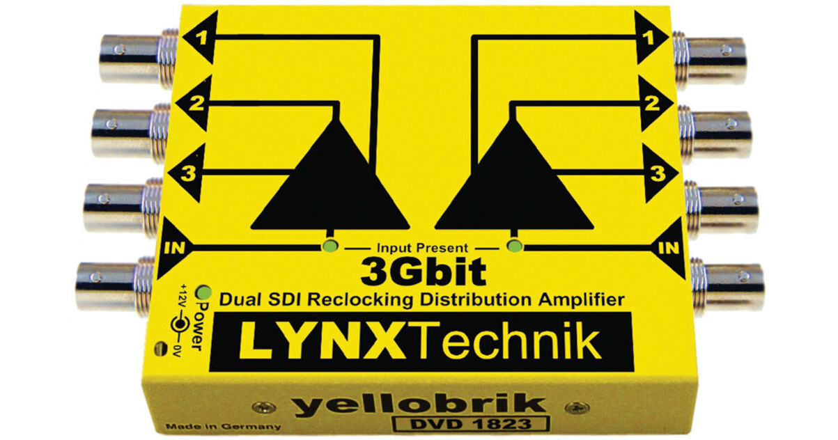 Lynx Technik AG Yellobrik DVD 1823 Dual SDI Reclocking D VD 1823